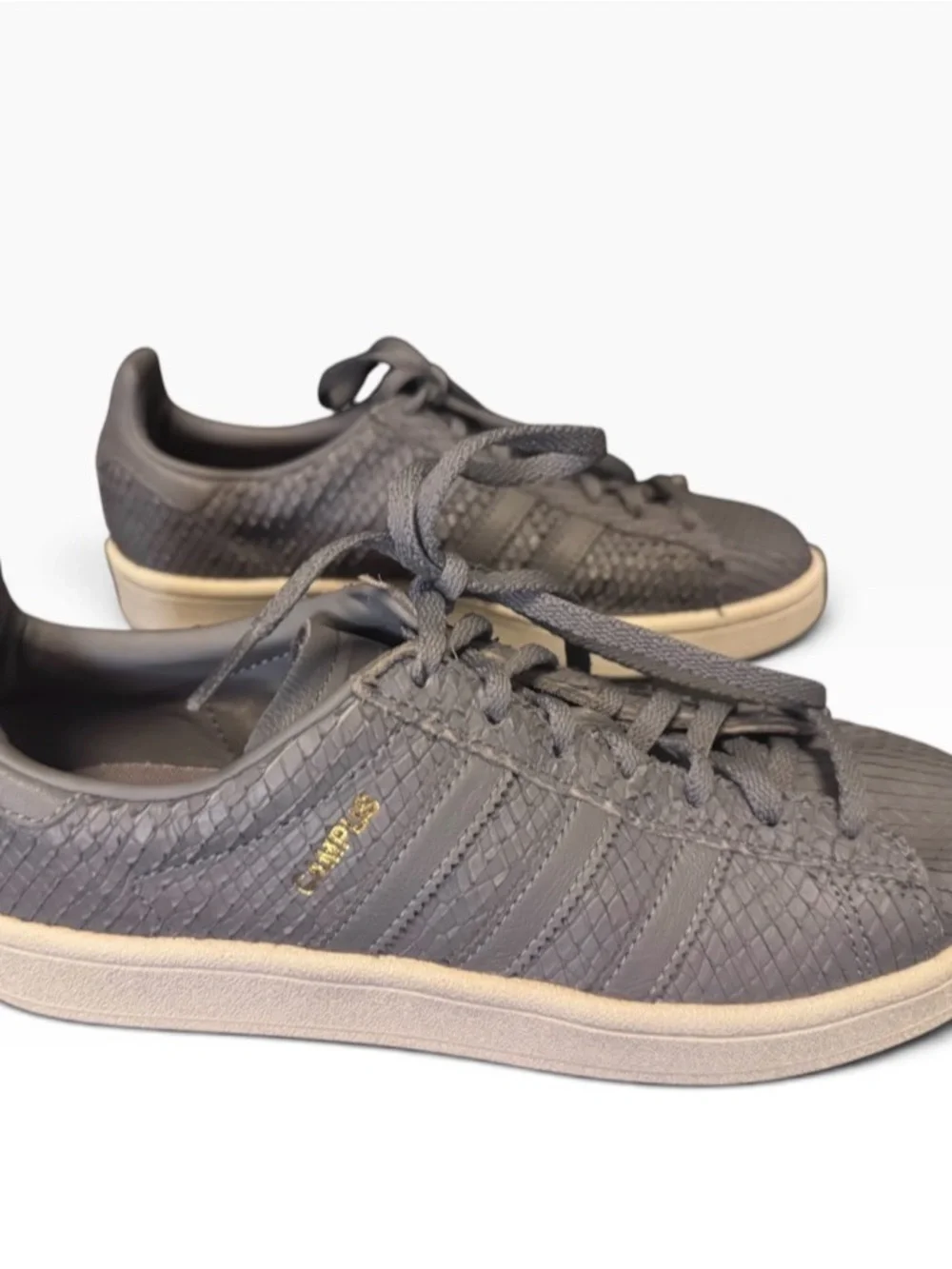 Adidas Campus Shoes Sneakers - textured snake skin effect